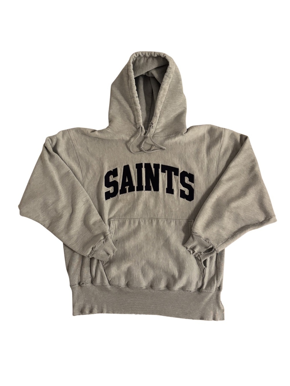 Champion Saints Arch Logo Hoodie in Grey